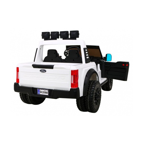 Джип на акумулятор Ford Super Duty, білий