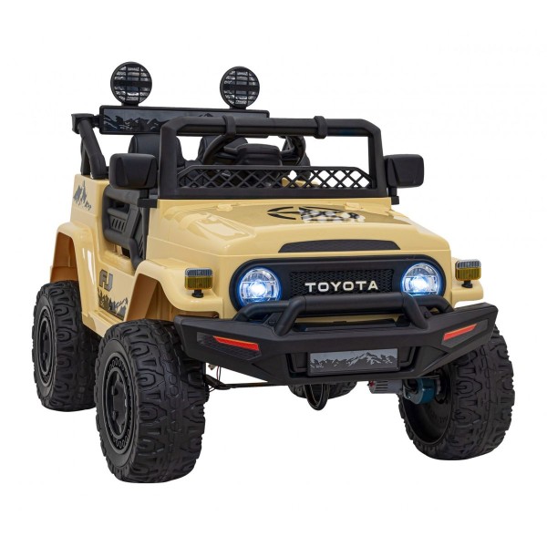 Джип на акумуляторі 4x4 Toyota FJ Cruiser, бежевий