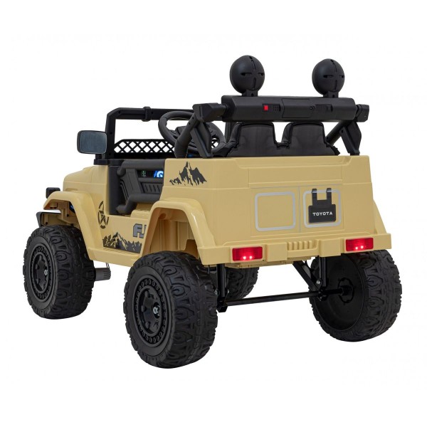 Джип на акумуляторі 4x4 Toyota FJ Cruiser, бежевий