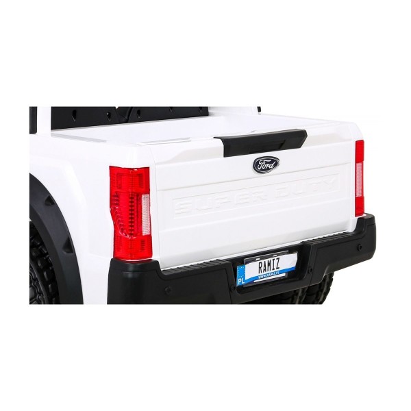 Джип на акумулятор Ford Super Duty, білий