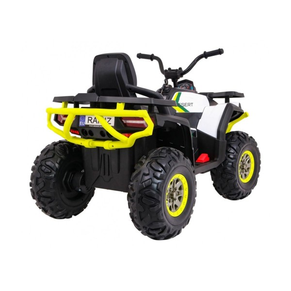 Квадроцикл на акумулятор 4x4 Ramiz Quad ATV Desert, білий