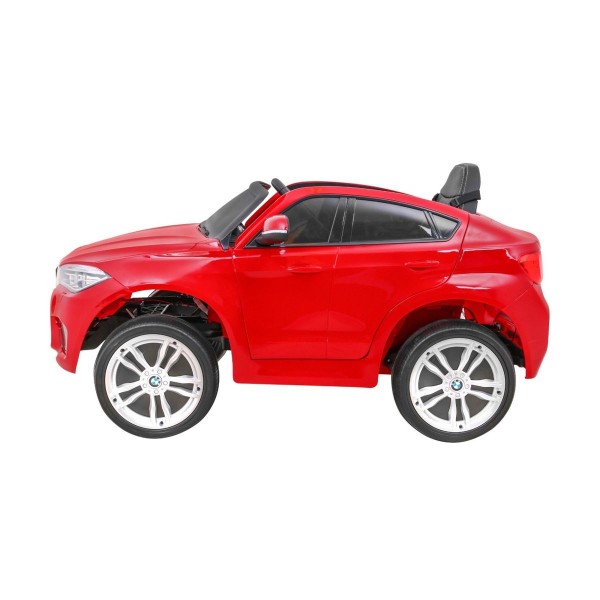 Автомобіль на акумуляторі BMW X6M, лакований, червоний