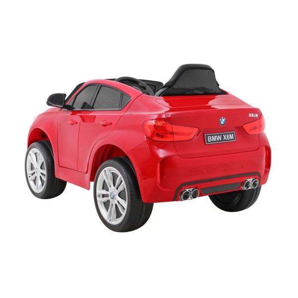 Автомобіль на акумуляторі BMW X6M, лакований, червоний