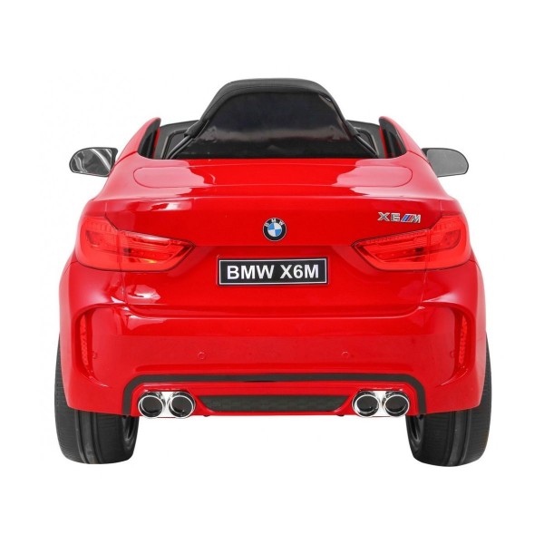 Автомобіль на акумуляторі BMW X6M, лакований, червоний