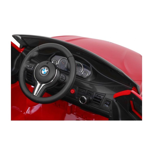 Автомобіль на акумуляторі BMW X6M, лакований, червоний