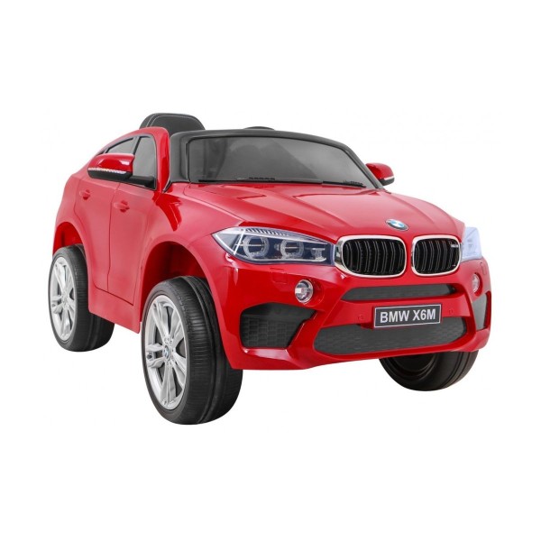 Автомобіль на акумуляторі BMW X6M, лакований, червоний