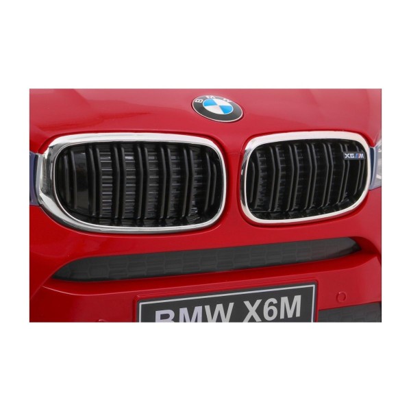Автомобіль на акумуляторі BMW X6M, лакований, червоний