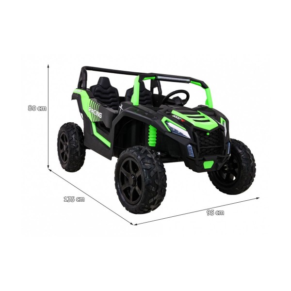 Двомісний баггі на акумулятор Ramiz ATV Strong Racing, синій