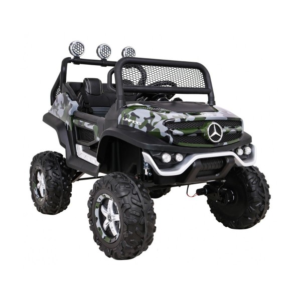 Джип на акумуляторі 4x4 Mercedes Benz Unimog, лакований Moro