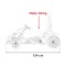 Автомобіль карт дрифтовий на акумулятор GoKart Fast 3 Drift, червоний