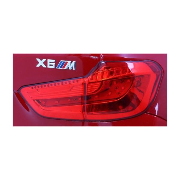 Автомобіль на акумуляторі BMW X6M, лакований, червоний