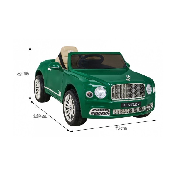 Автомобіль на акумуляторі Bentley Mulsanne, синій
