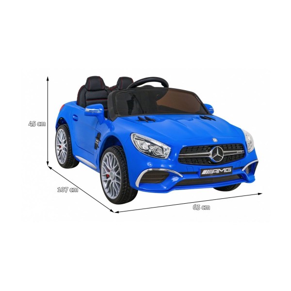 Автомобіль на акумуляторі Mercedes Benz AMG SL65 S, блакитний