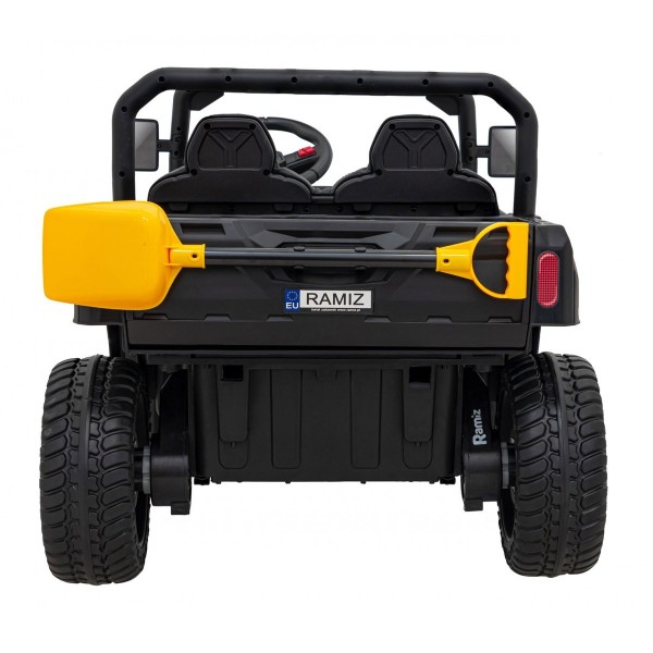 Джип на акумулятор 4x4 Ramiz Pick-Up Speed 900, чорний 