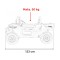 Джип на акумулятор 4x4 Ramiz Pick-Up Speed 900, чорний 