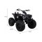 Квадроцикл на акумулятор Ramiz Quad ATV Power, білий
