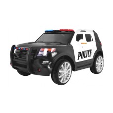 Джип на акумулятор поліцейський Ramiz SUV, чорно-білий