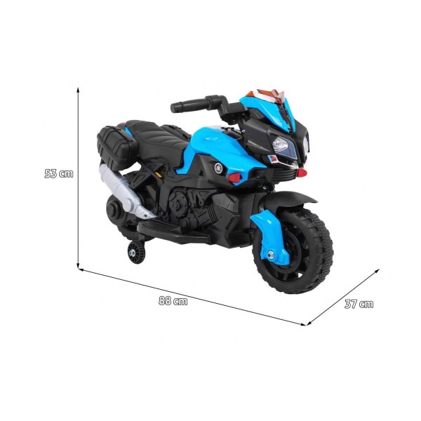 Мотоцикл на акумулятор Ramiz SkyBike, блакитний