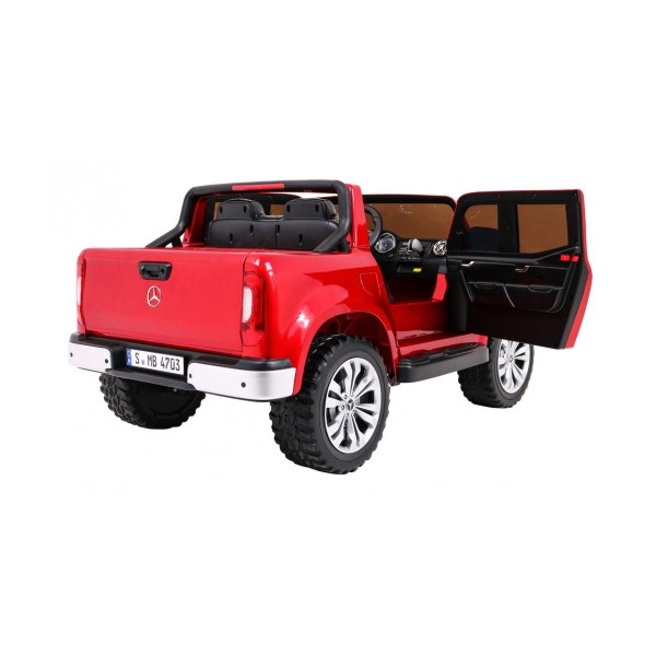 Джип на акумуляторі 4x4 Mercedes Benz X-Class, лакований, червоний