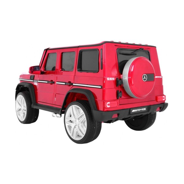 Джип на акумуляторі Mercedes AMG G65, лакований, червоний