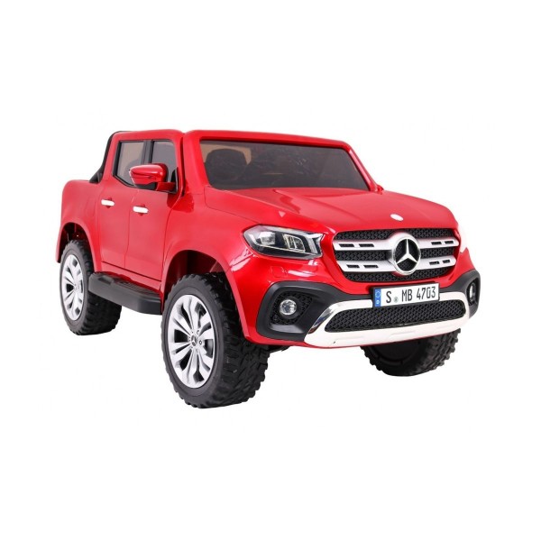Джип на акумуляторі 4x4 Mercedes Benz X-Class, лакований, червоний