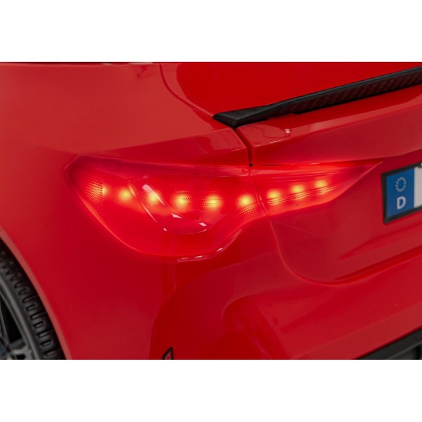 Автомобіль на акумуляторі BMW M4, червоний