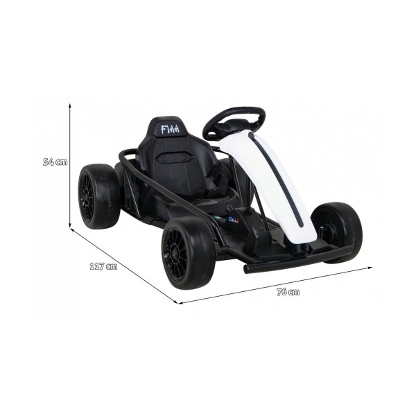 Автомобіль карт на акумулятор Ramiz Gokart FX1 Drift Master, білий