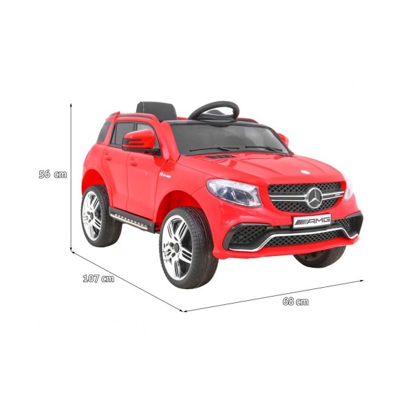 Автомобіль на акумуляторі Mercedes AMG GLE 63 AMG, червоний