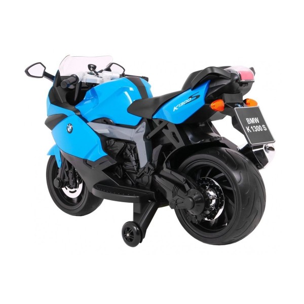 Мотоцикл на акумуляторі BMW K1300S, блакитний