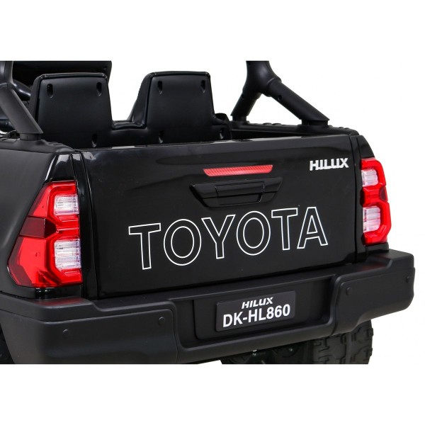 Джип на акумуляторі 4x4 Toyota Hilux, чорний