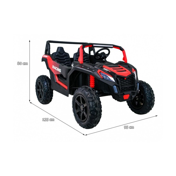 Двомісний баггі на акумулятор Ramiz ATV Strong Racing, червоний
