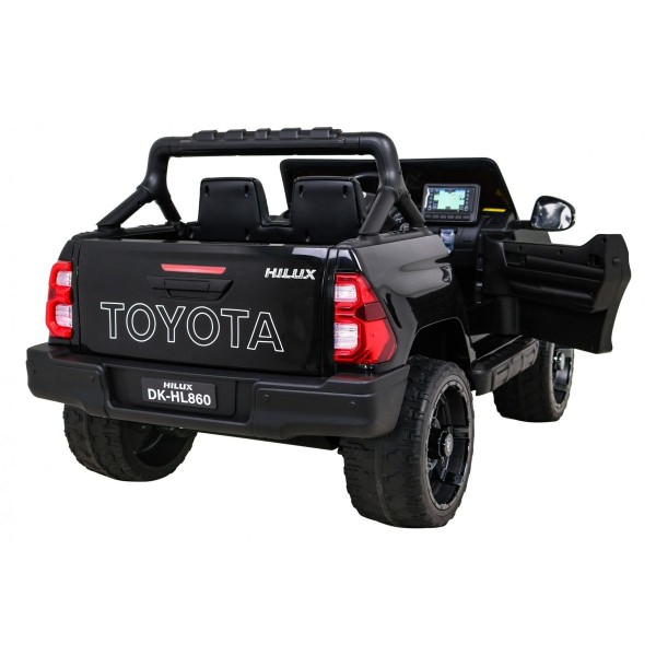 Джип на акумуляторі 4x4 Toyota Hilux, чорний