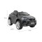 Автомобіль на акумуляторі BMW X6M, лакований, чорний