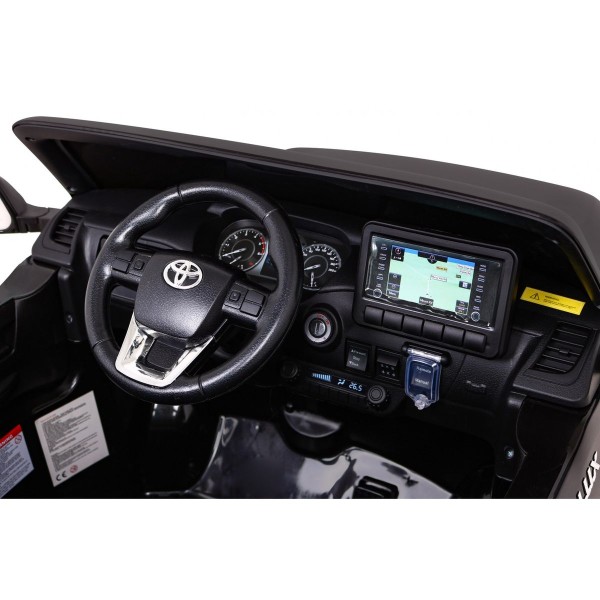 Джип на акумуляторі 4x4 Toyota Hilux, чорний