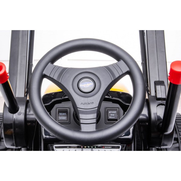 Екскаватор на акумуляторі Traktor, жовтий