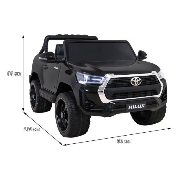 Джип на акумуляторі 4x4 Toyota Hilux, чорний