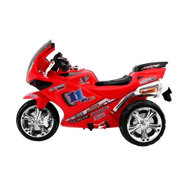Мотоцикл на акумулятор триколісний Ramiz RR1000, червоний