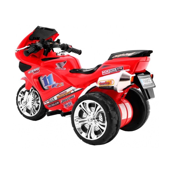 Мотоцикл на акумулятор триколісний Ramiz RR1000, червоний