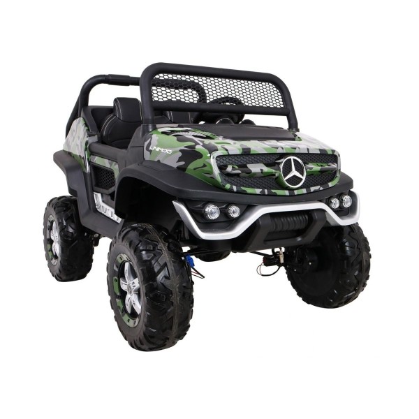 Джип на акумуляторі 4x4 Mercedes Benz Unimog, лакований Moro