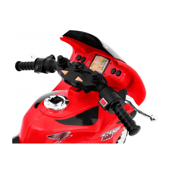 Мотоцикл на акумулятор триколісний Ramiz RR1000, червоний