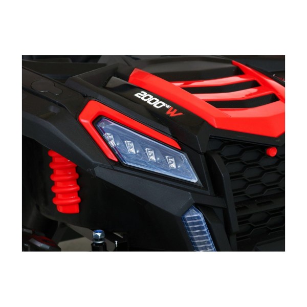 Двомісний баггі на акумулятор Ramiz ATV Strong Racing, червоний