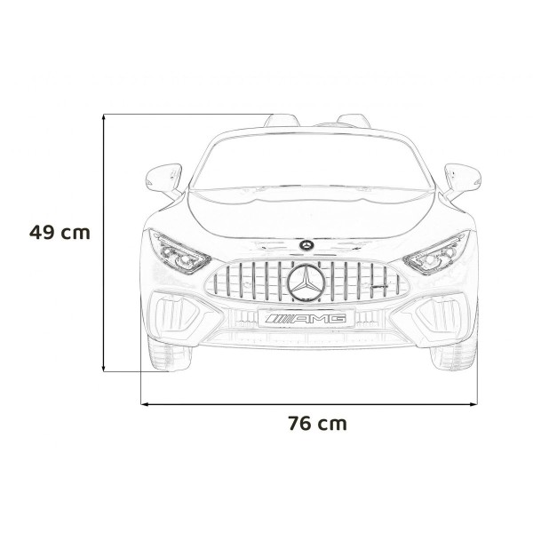 Автомобіль на акумуляторі 4x4 Mercedes Benz AMG SL63, червоний
