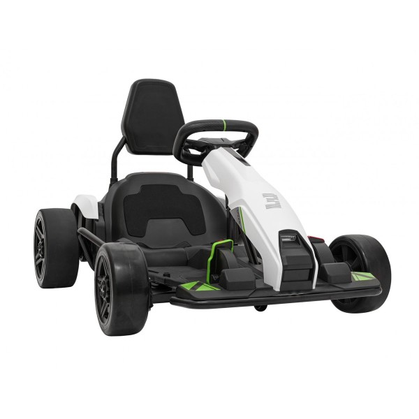 Автомобіль карт дрифтовий на акумулятор GoKart Fast 3 Drift, білий