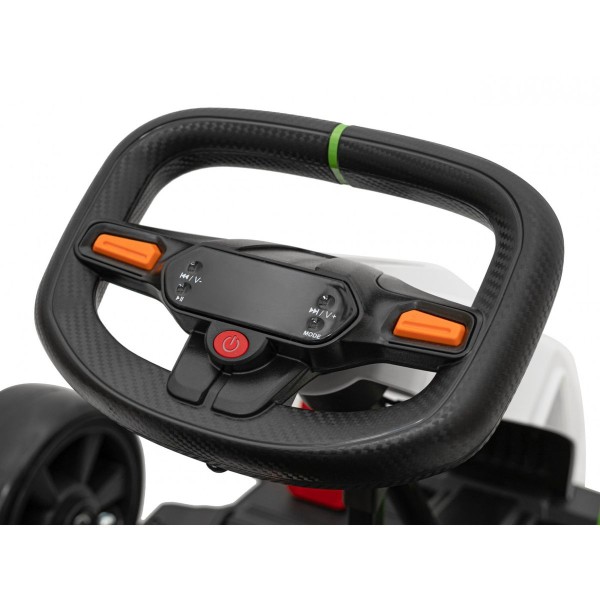 Автомобіль карт дрифтовий на акумулятор GoKart Fast 3 Drift, білий