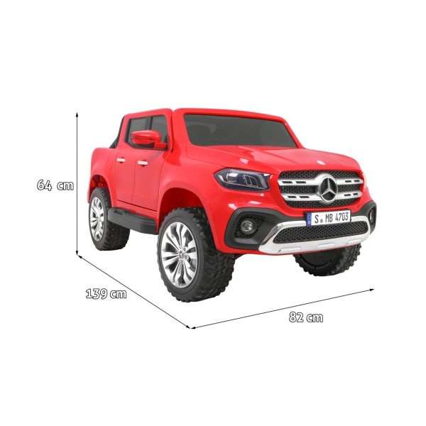 Джип на акумуляторі 4x4 Mercedes Benz X-Class, червоний