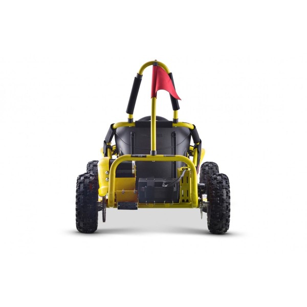 Автомобіль карт 30км/год на акумулятор GoKart Fast Dragon, жовтий