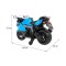 Мотоцикл на акумуляторі BMW K1300S, блакитний