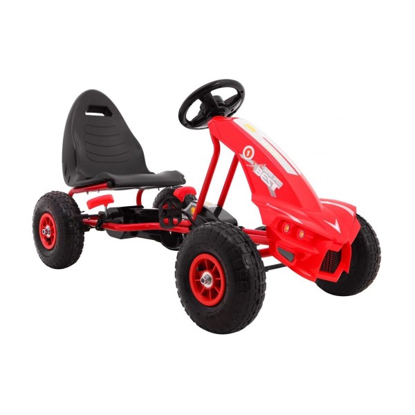 Веломобіль з надувними колесами Ramiz GoKart Champion, червоний