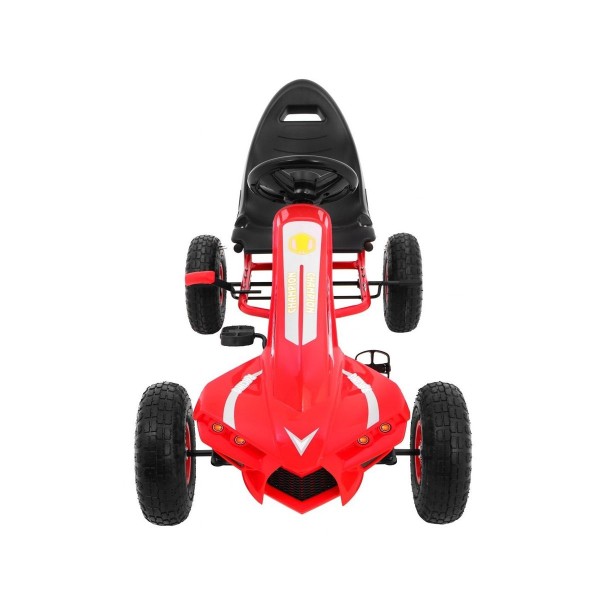 Веломобіль з надувними колесами Ramiz GoKart Champion, червоний