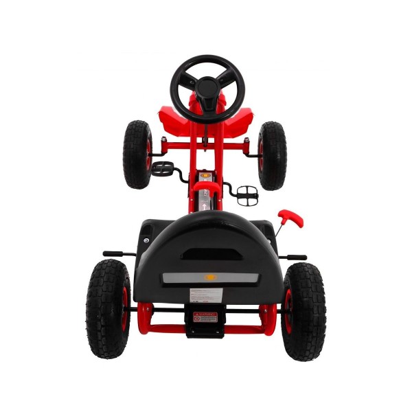 Веломобіль з надувними колесами Ramiz GoKart Champion, червоний